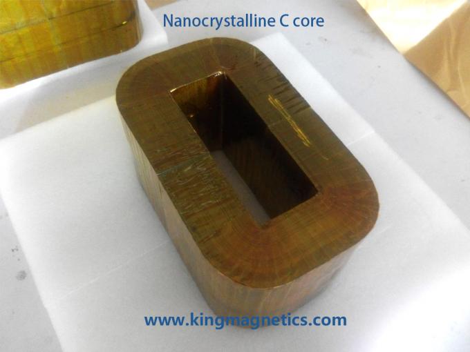 Πυρήνας Nanocrystalline Γ με την πολύ χαμηλή απώλεια πυρήνων, για το πηνίο παραγωγής, μετασχηματιστής υψηλής συχνότητας