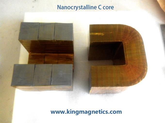Το Nanocrystalline έκοψε τον πυρήνα, πυρήνας Γ, για το indutor PFC, πηνίο ώθησης, πηνίο Buck, μετασχηματιστής, ηλεκτρικός φορτιστής vihicle, παροχή ηλεκτρικού ρεύματος λέιζερ