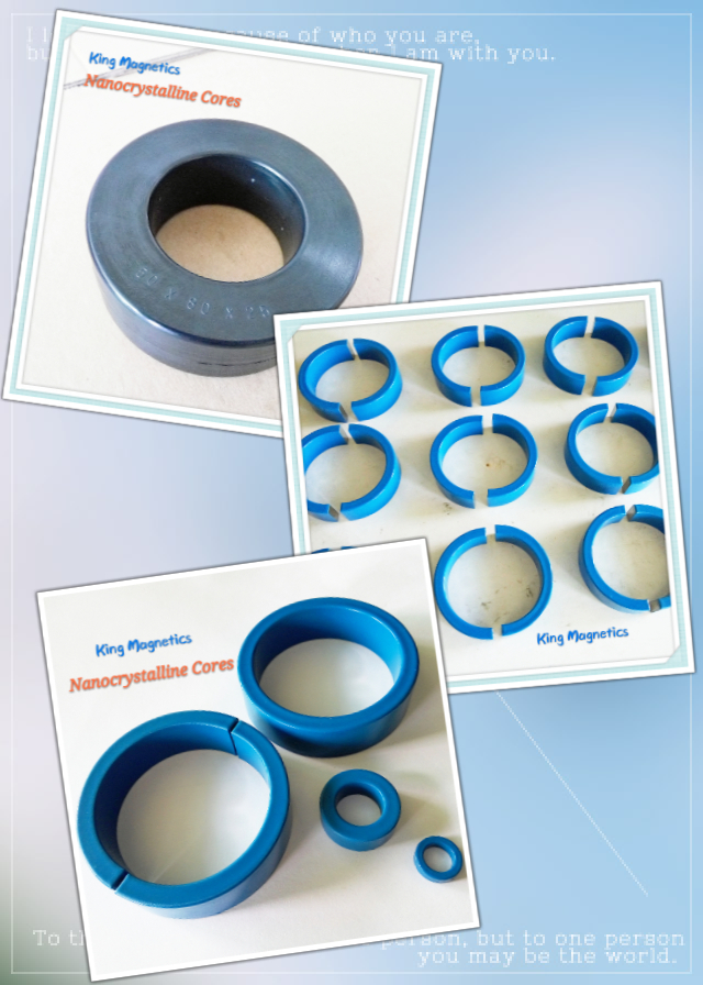 Ο βασιλιάς Magnetics που τα κοινά φίλτρα τρόπου της EMI χρησιμοποίησαν άμορφο και το nanocrystalline αφαιρεί τον πυρήνα KMN161008